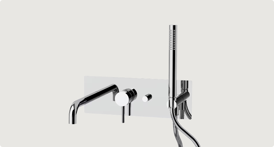 Vannisegisti Seinapealne termostaatsegisti Paffoni Light Kroom